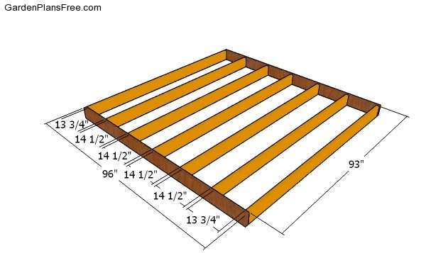 8x8 Garden Shed Plans - Free Online - PDF Download