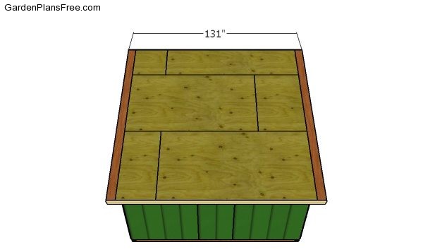 Front and back roof trims