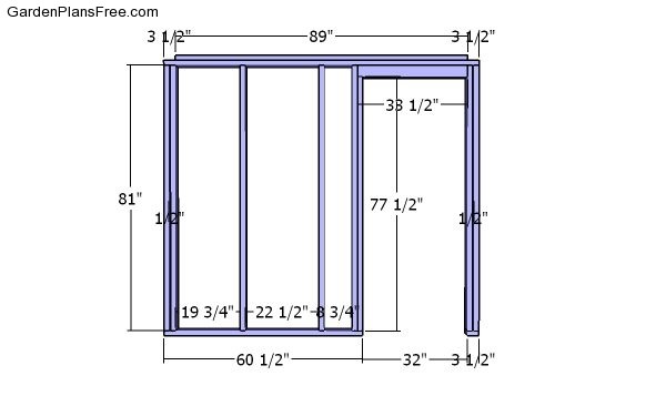 Front wall frame