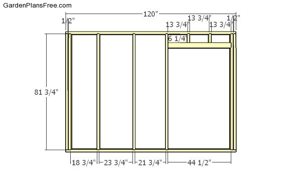 Front wall frame