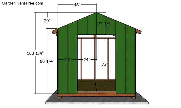 8x8 Garden Shed Plans - Free Online - PDF Download