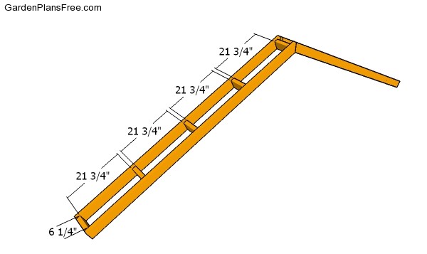 överhäng - 12x12 skjul planer