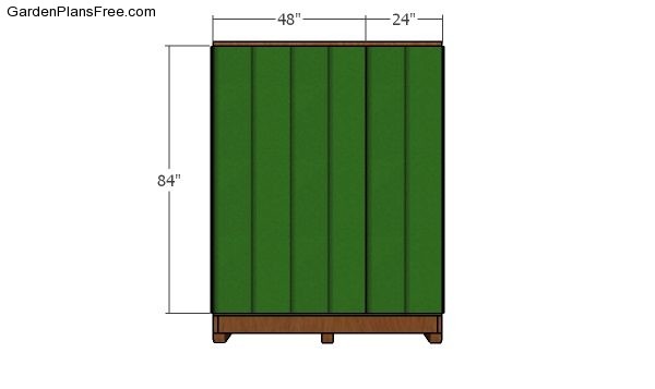 Plain side wall siding sheets