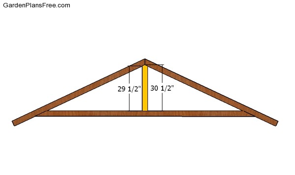 Truss king stud