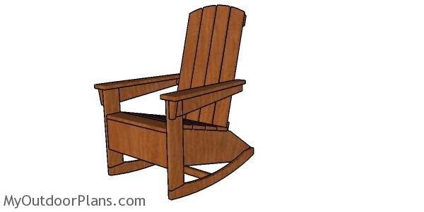 Adirondack-rocking-chair-plans