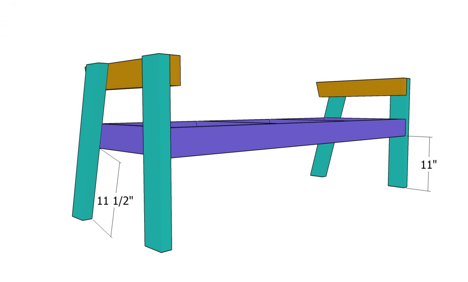 Patio Bench Plans - Free PDF Download | Free Garden Plans - How To ...