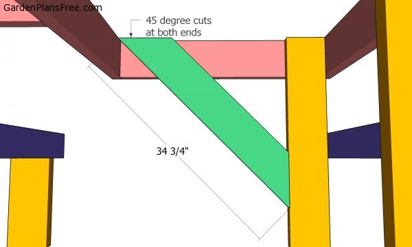 Fitting the diagonal brace