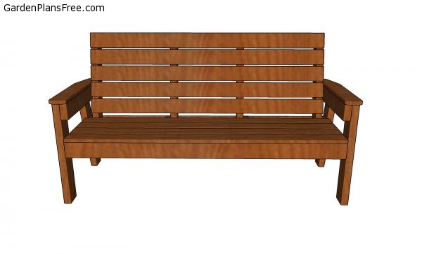 Patio Bench Plans Free Pdf Garden How To Build Projects - Patio Bench Design Plans