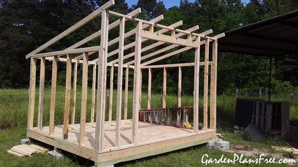 10x12 lean to shed free garden plans - how to build