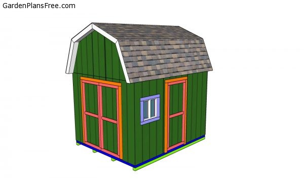 10x12 gambrel shed