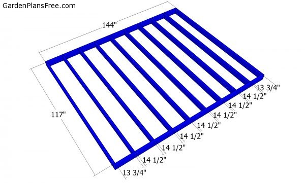 Building the floor frame