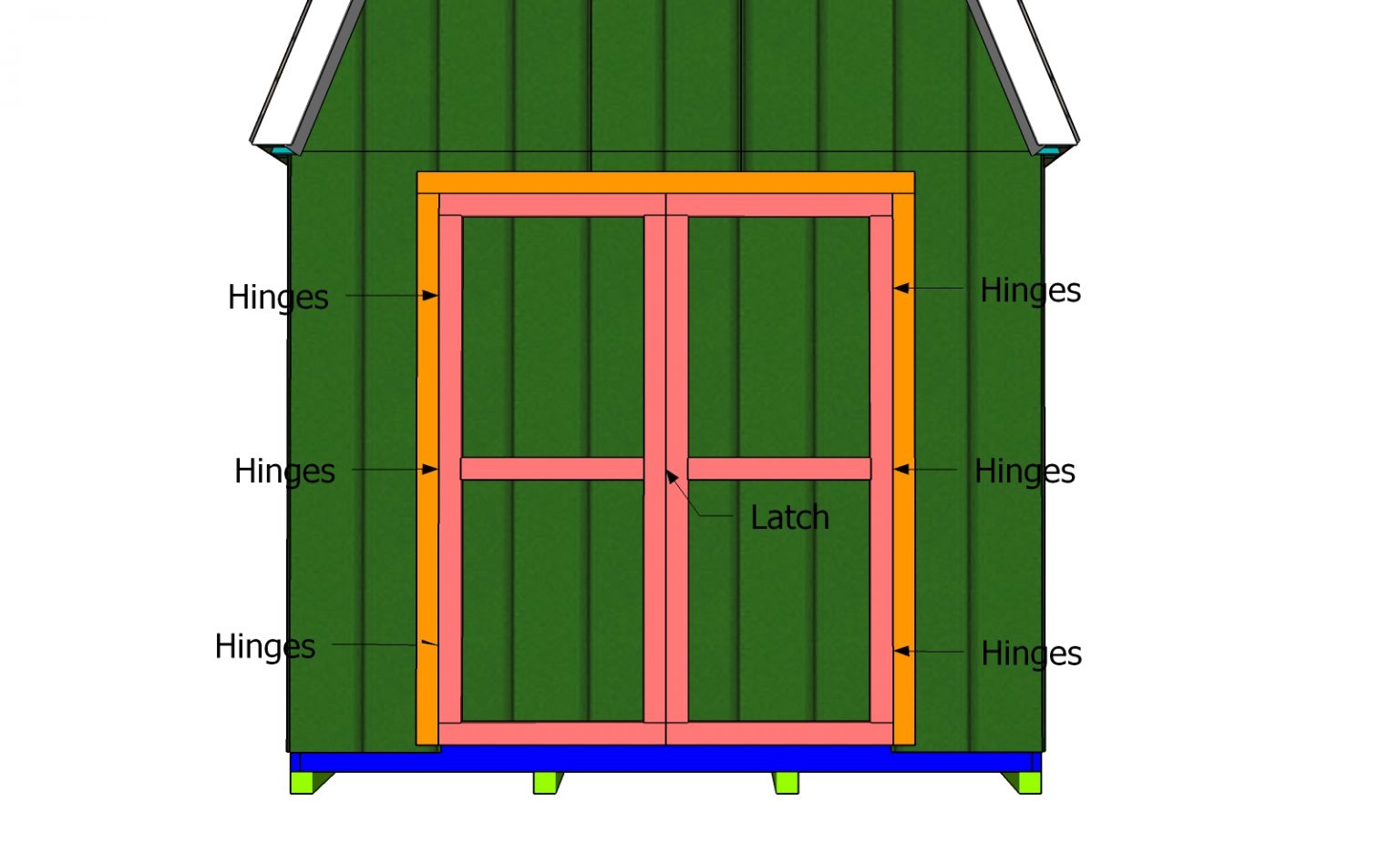 10x12 Shed Plans - Gambrel Shed - Free PDF Download Free Garden Plans 