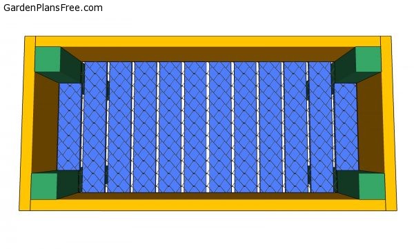 Fitting the hardware cloth