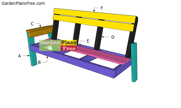 Patio Bench Plans Free Pdf Garden How To Build Projects - Free Patio Design Plans Pdf