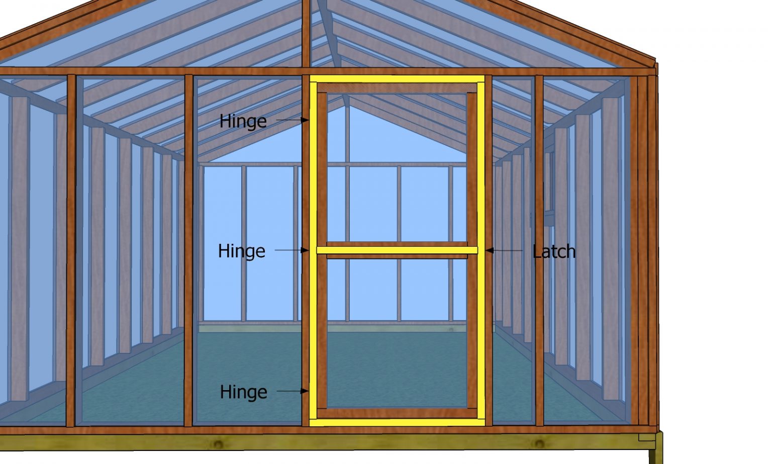 12x16 Gable Greenhouse - Free DIY Plans | Free Garden Plans - How to ...