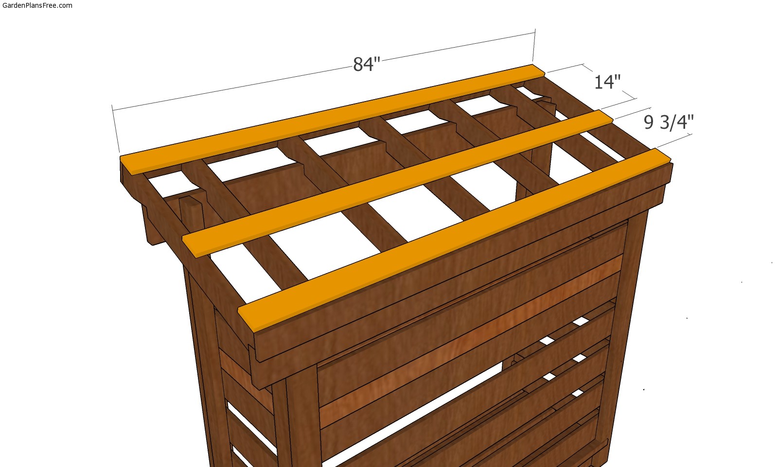 2x6 1/2 cord firewood shed plans free garden plans - how