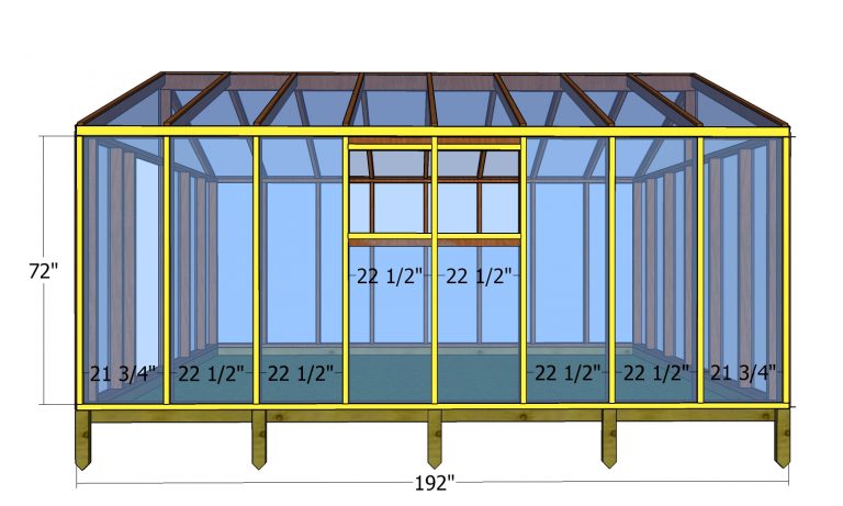 12x16 Gable Greenhouse - Free DIY Plans | Free Garden Plans - How to ...