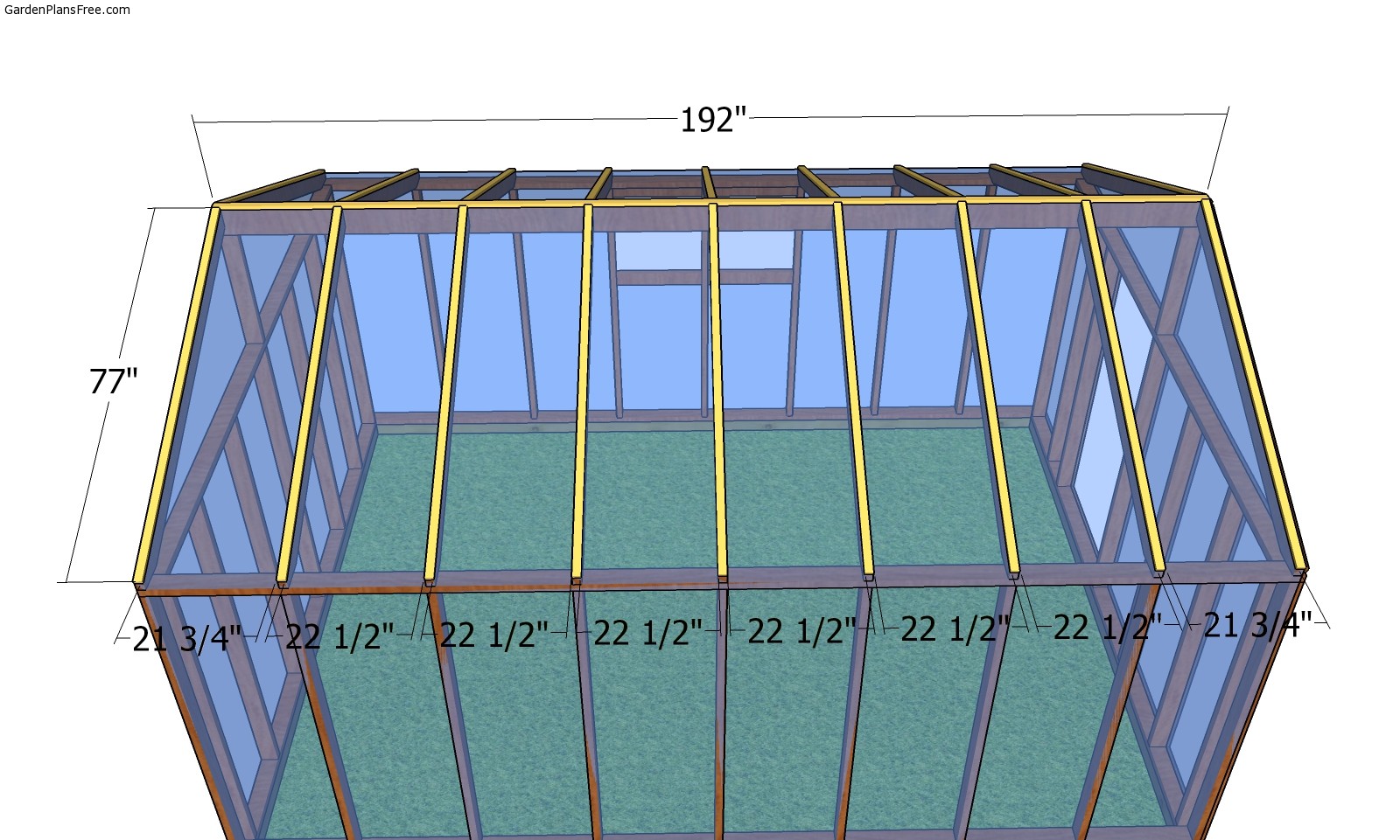 12x16 Gable Greenhouse - Free DIY Plans | Free Garden Plans - How to ...