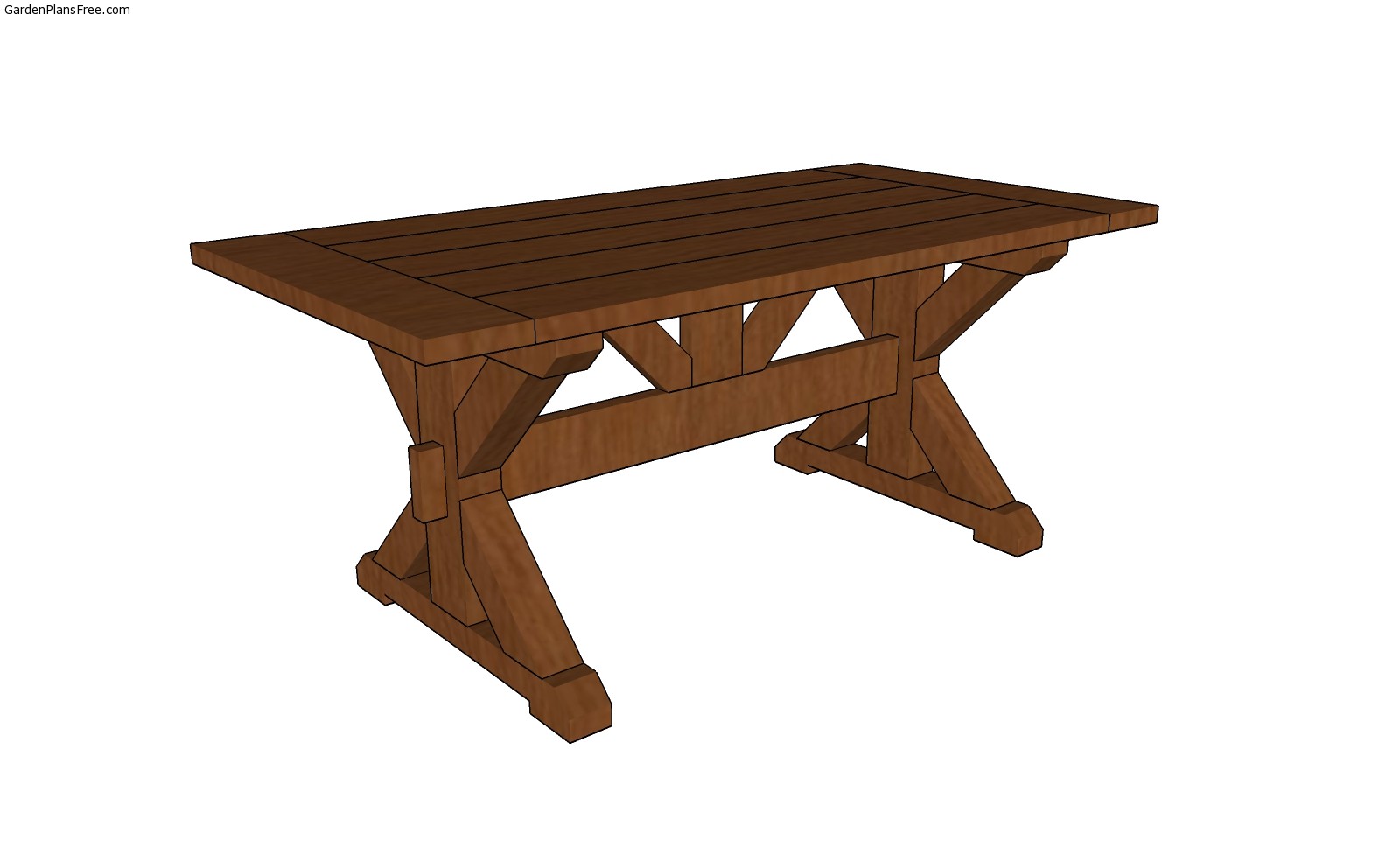 6ft Farmhouse Table Plans