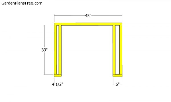 Front wall frame