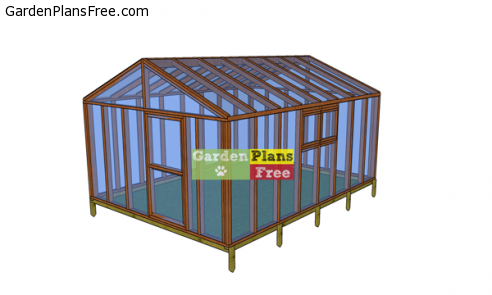 12x16 Gable Greenhouse - Free DIY Plans | Free Garden Plans - How to ...