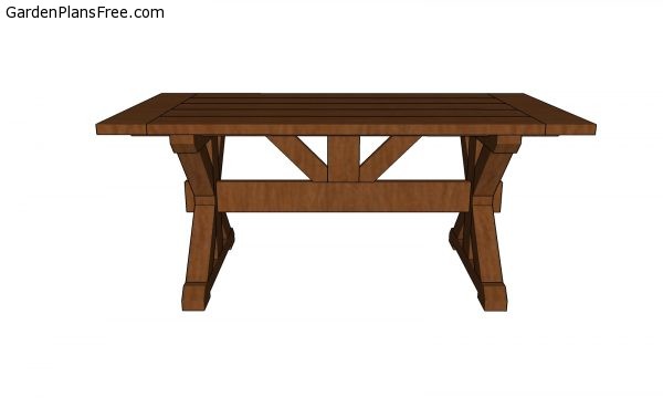 How to build a patio table