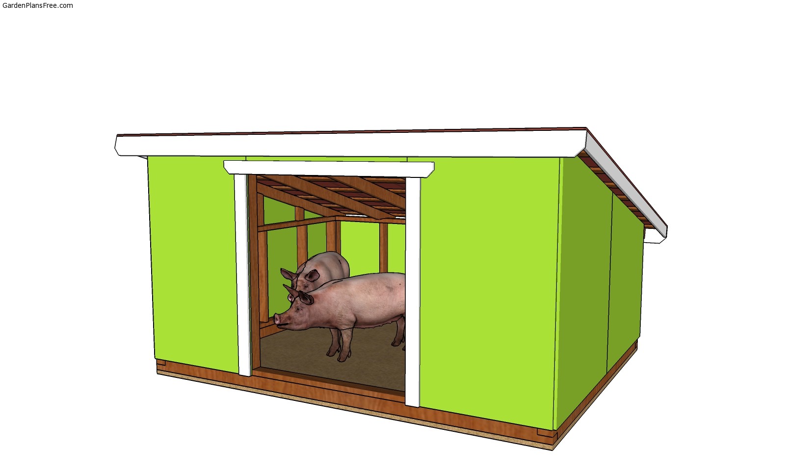 How to build a pig house