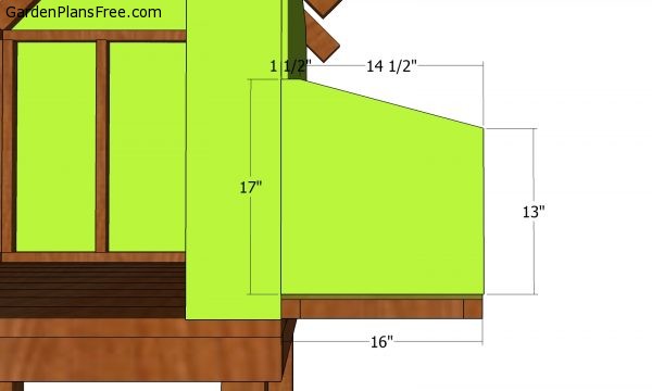 Side nesting box panels