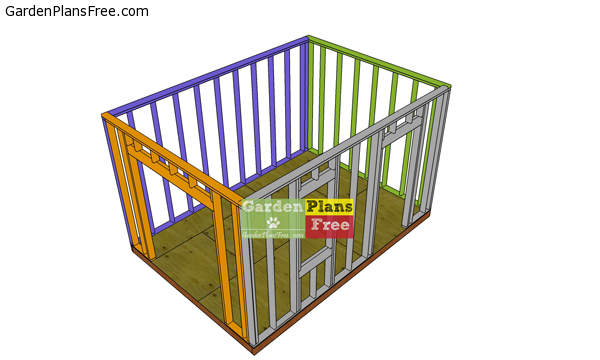 Assembling-the-storage-shed-frame