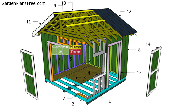 Building-a-10x10-gable-shed