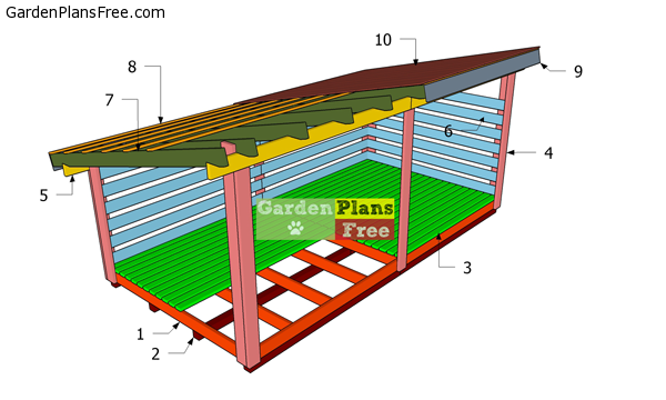 8x16 Firewood Shed Plans 6 Cord Wood