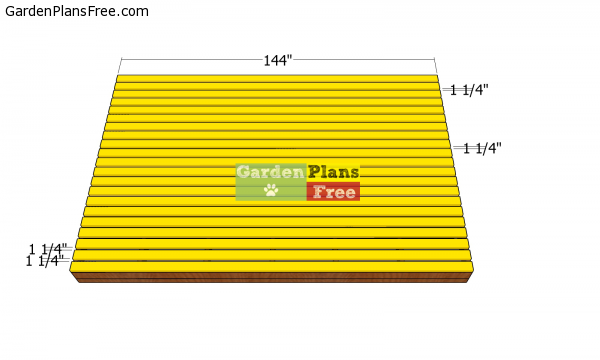 Fitting-the-floor-slats---shed