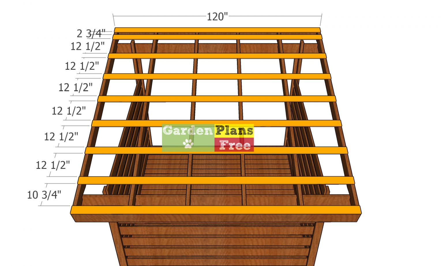 8x8 Firewood Shed Plans - 3 Cord Wood Storage | Free Garden Plans - How ...