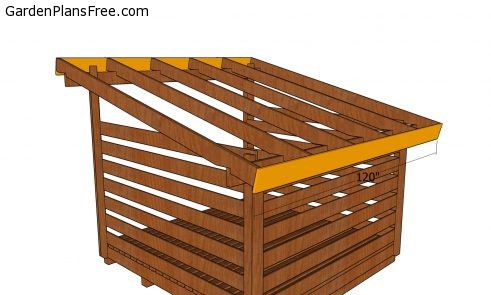 8x8 Firewood Shed Plans - 3 Cord Wood Storage | Free Garden Plans - How ...