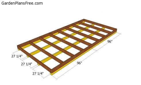 8x16 Firewood Shed Plans - 6 Cord Wood Shed Plans | Free Garden Plans ...