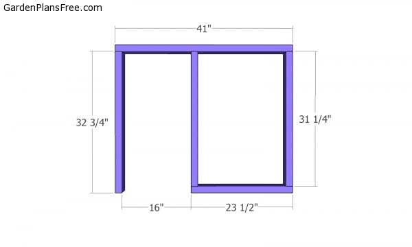 Front wall frame