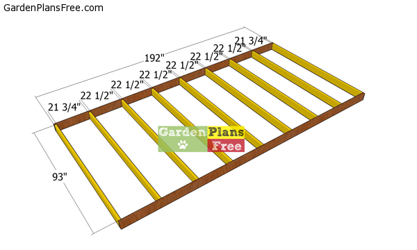 8X16 Firewood Shed Plans - 6 Cord Wood Shed Plans | Free Garden Plans - How  To Build Garden Projects