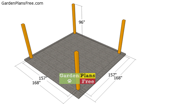 Laying-out-the-pavilion-posts