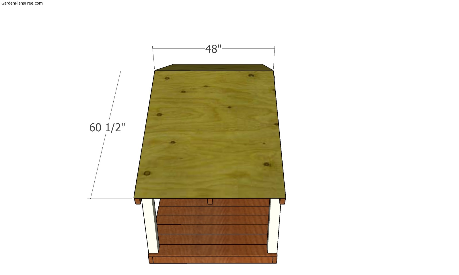 Large Dog House with Porch Plans Free Garden Plans How to build