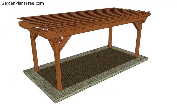 10x20 Pergola Plans - Free DIY Plans