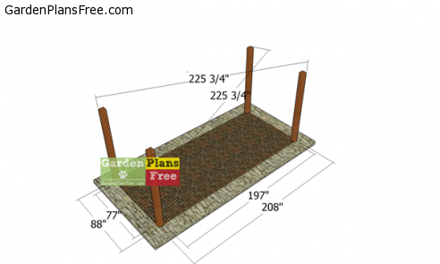 10x20 Free Standing Pergola - Free DIY Plans