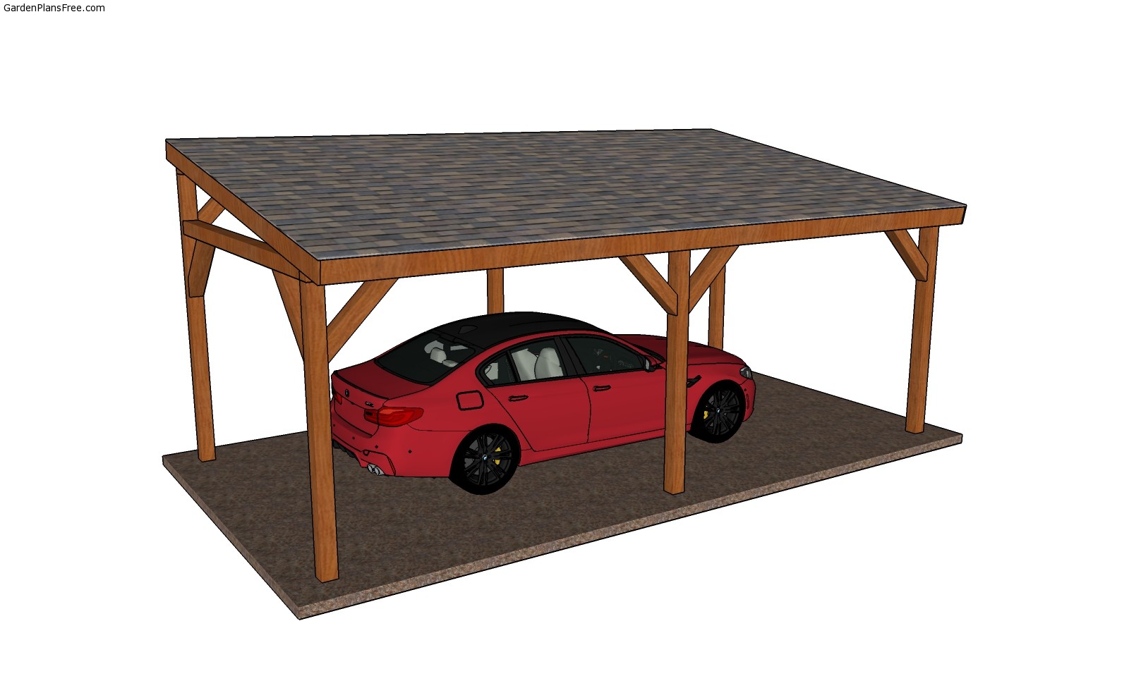 12x24 Carport - free diy plans