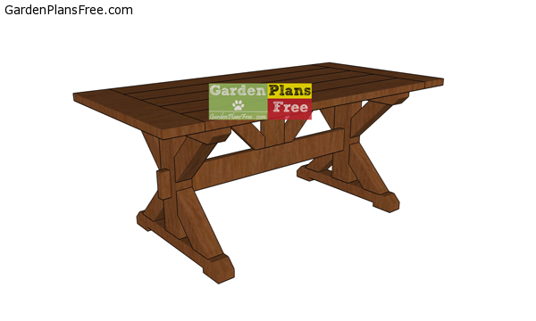 6ft-Farmhouse-Table-Plans