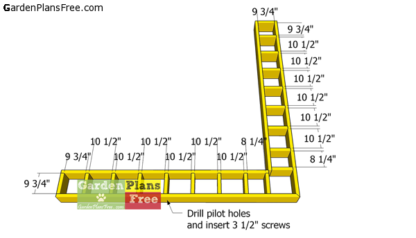 Assembling-the-frame-of-the-steps