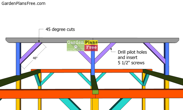 Fitting-the-braces-to-the-ridge-beam