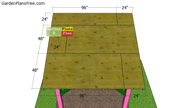 Fitting-the-roof-sheets