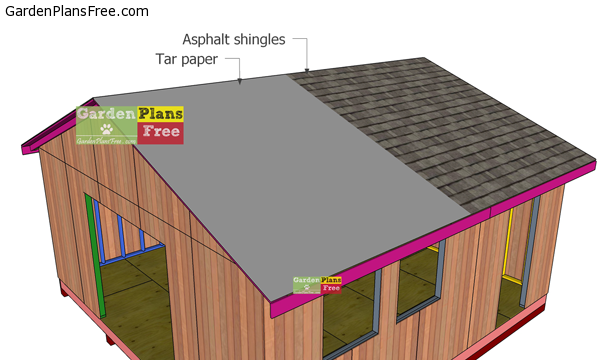 Fitting-the-roofing-to-the-shed