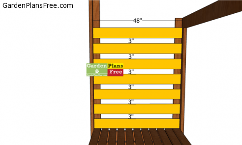 3 1/2 cord 4x20 firewood shed plans