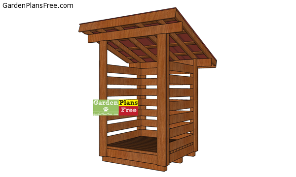 4 cord wood online shed plans