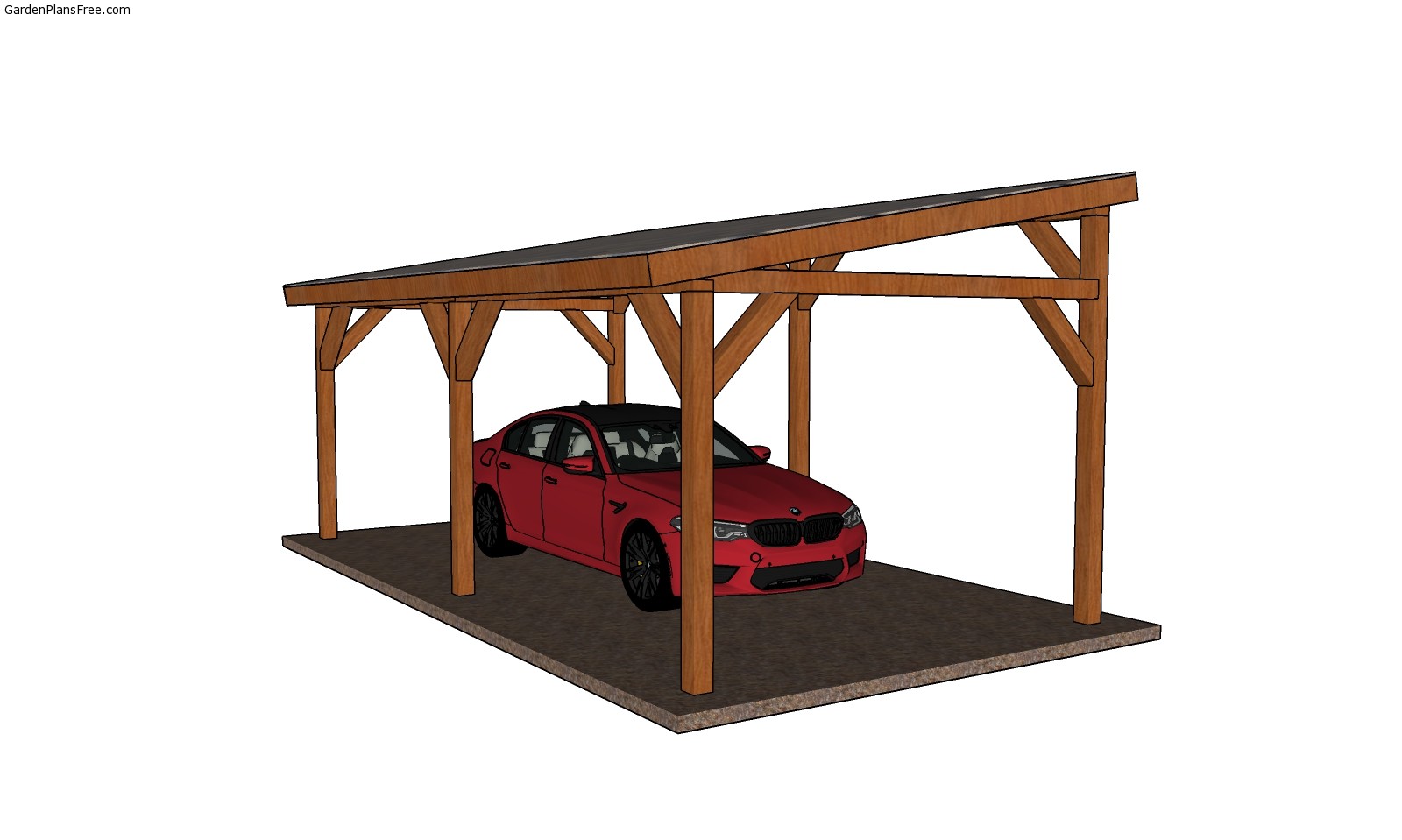 How To Build One Car Carport 